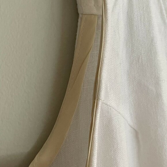 A.L.C. White Linen Jumpsuit Women's Sz 0 Utility Romper - Please read!!! - Picture 10 of 10